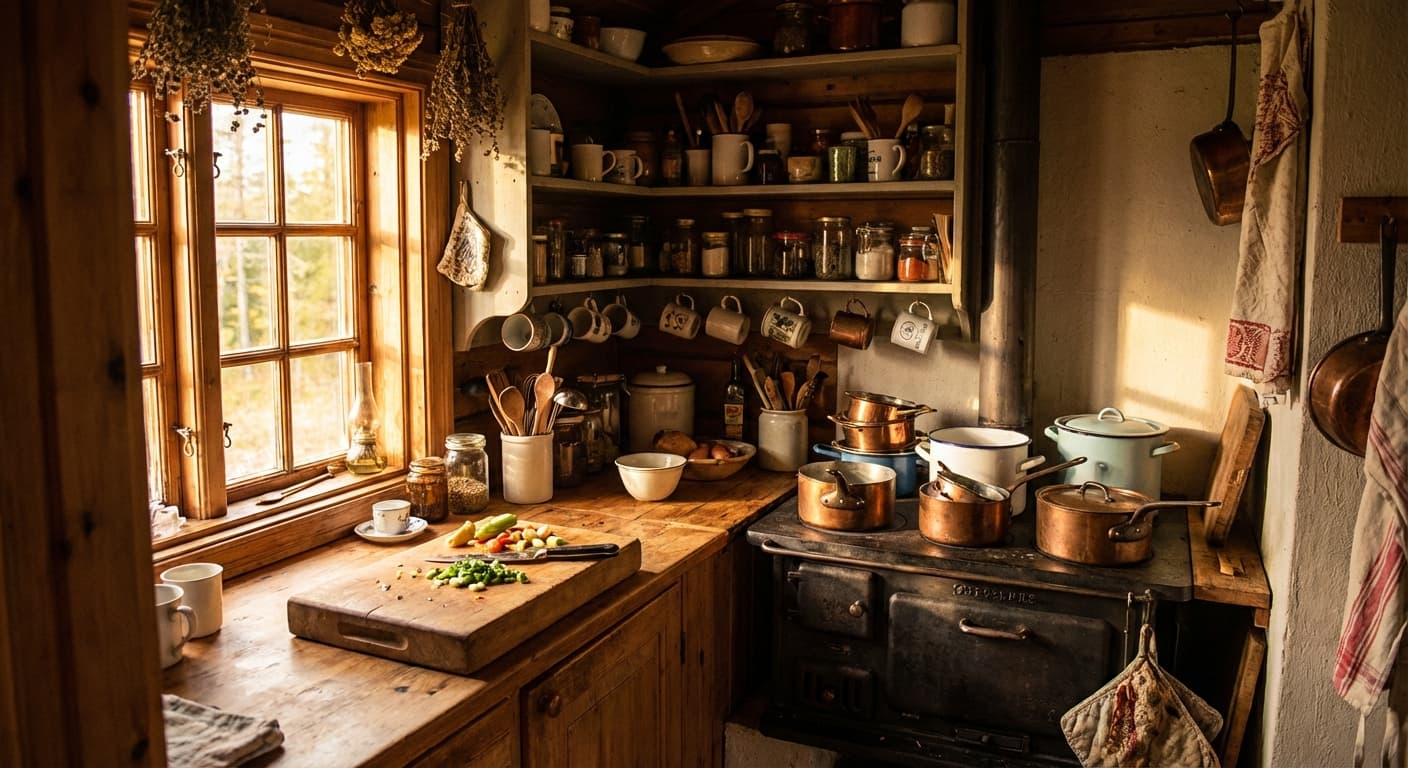 Cooking for a Crowd in a Cabin Kitchen